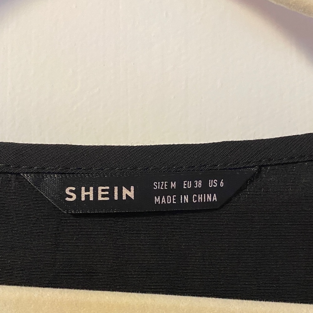 SHEIN Black Swiss Dot Blouse - Picture 2 of 6